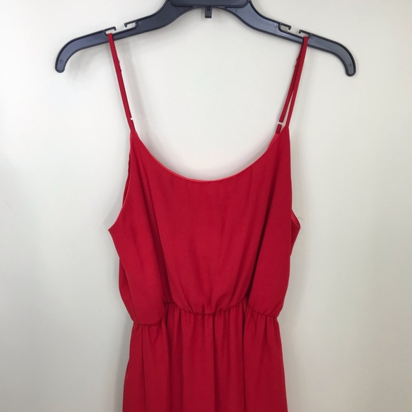 Low Back Red Dress - Picture 4 of 8